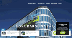 Desktop Screenshot of novakarolinapark.cz